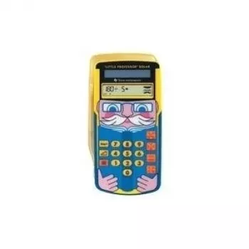 Texas Instruments Little Professor Solar oppimislaskin, 50 000 tehtävää, 8-numeroinen LCD, aurinkokäyttöinen, eri värejä