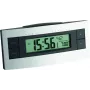 TFA 60.2511 radiokello herätyskello - musta/hopea - LCD-näyttö - sisälämpötila - torkkutoiminto - sininen taustavalo - 2x AAA