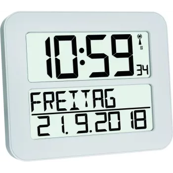 TFA 60.4512.02 TIMELINE MAX radioherätyskello valkoinen