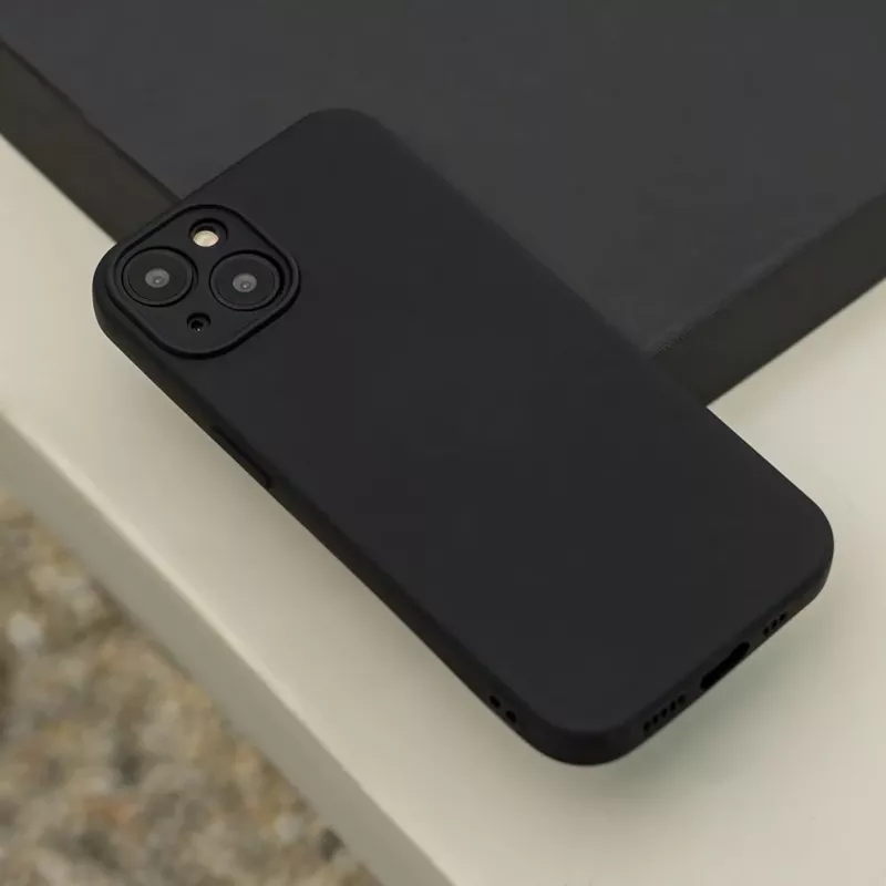 TFO silikonikotelo Xiaomi Redmi A7 Pro - mattamusta iskunkestävä takakotelo