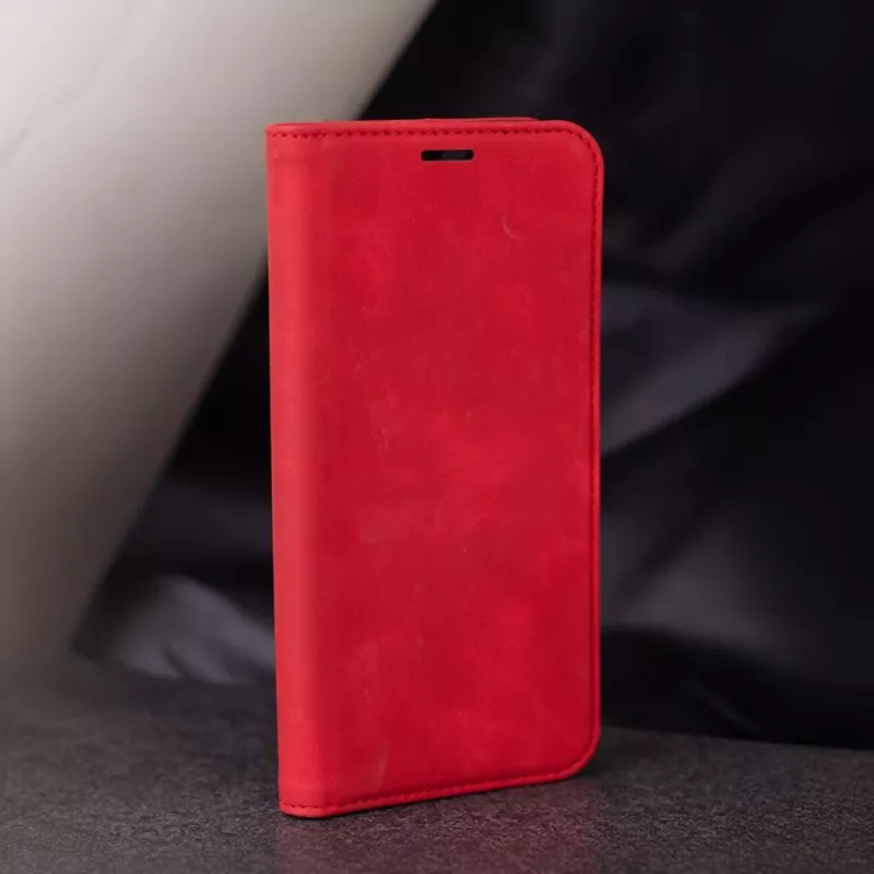 TFO Smart Suede -kotelo Samsung Galaxy A52 4G / A52 5G / A52S 5G punainen