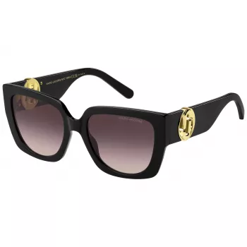 THE MARC JACOBS naisten kissansilmä-aurinkolasit MARC687S807 musta/harmaa liukuväri 54 mm