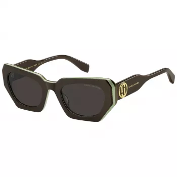 THE MARC JACOBS naisten aurinkolasit MARC851/S - cat-eye-asetaattikehys, harmaat liukuvärilinssit, 52 mm