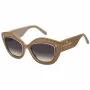 THE MARC JACOBS naisten aurinkolasit MARC800SDLN - musta kehys, harmaat liukuvärilasit, 52 mm
