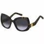 THE MARC JACOBS naisten aurinkolasit MARC808S086 - musta asetaattikehys, harmaat liukuvärjätyt linssit, 57 mm