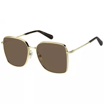THE MARC JACOBS naisten aurinkolasit MARC829S01Q - neliömäinen asetaattikehys, harmaat polykarbonaattilinssit, 58 mm