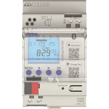 Theben TR 648 top3 RC KNX vuosikello, 2-kanavainen, DIN-kisko, 16 A, GPS, astro, 800 ohjelmaa 6489130