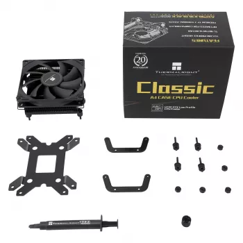 Thermalright AXP90-X36 Black Low Profile CPU-jäähdytin, 92mm PWM-tuuletin, ITX, Intel & AMD