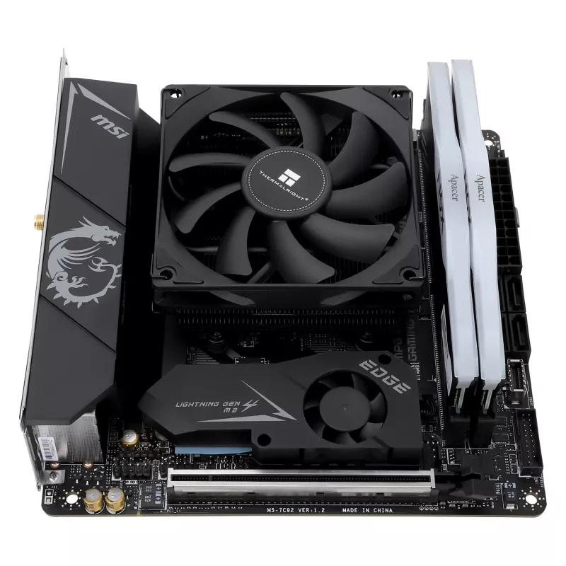 Thermalright AXP90-X36 Black ITX-prosessorin ilmajäähdytin, 92 mm, Intel LGA115x/1200/1700 ja AMD AM4
