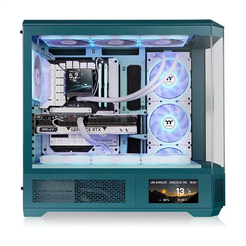 Thermaltake AC-080-OOTNAN-A1 6,0 tuuman LCD-paneelisarja View 600 TG -kotelolle, Transformative Teal