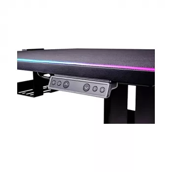 Thermaltake CycleDesk 100 GGD sähköisesti korkeussäädettävä työpöytä RGB:llä, musta