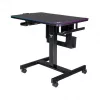 Thermaltake CycleDesk 100 GGD sähköisesti korkeussäädettävä työpöytä RGB:llä, musta