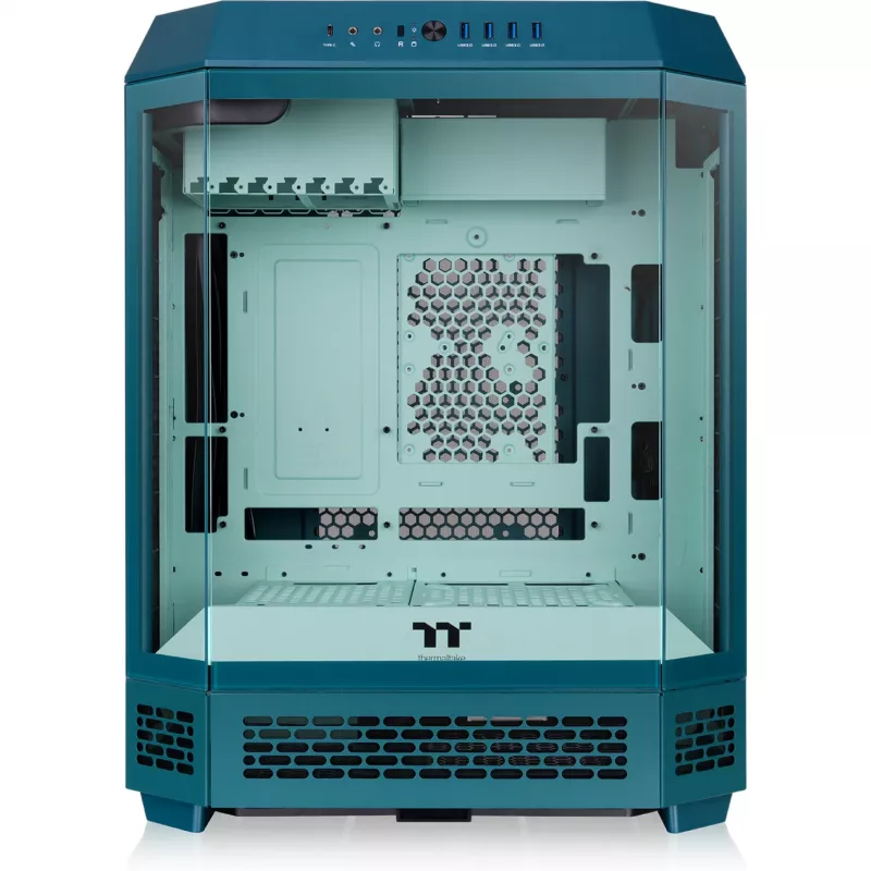 Thermaltake The Tower 600 Transformative Teal Full Tower kotelo, 3x karkaistu lasi, E-ATX, USB-C