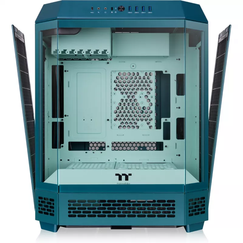 Thermaltake The Tower 600 Transformative Teal Full Tower kotelo, 3x karkaistu lasi, E-ATX, USB-C