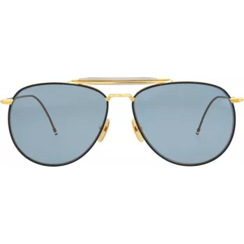 Thom Browne TB015LTDNVY62 unisex-aviator-aurinkolasit navy 62 mm