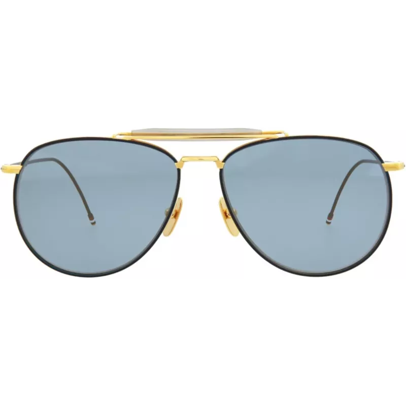 Thom Browne TB015LTDNVY62 unisex-aviator-aurinkolasit navy 62 mm