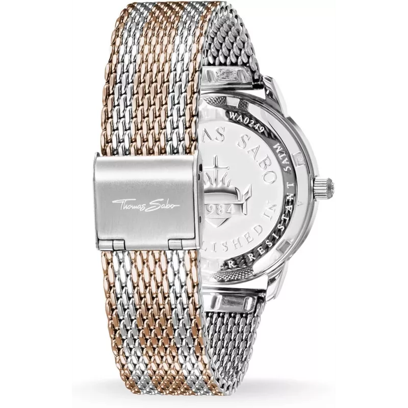 THOMAS SABO naisten kello WA02732832013 - kvartsi, ruostumaton teräs, hopeinen kellotaulu