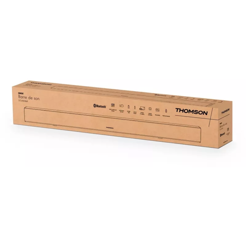 THOMSON SB180BT Bluetooth-äänipalkki (120W, 2.0 kanavaa, musta)