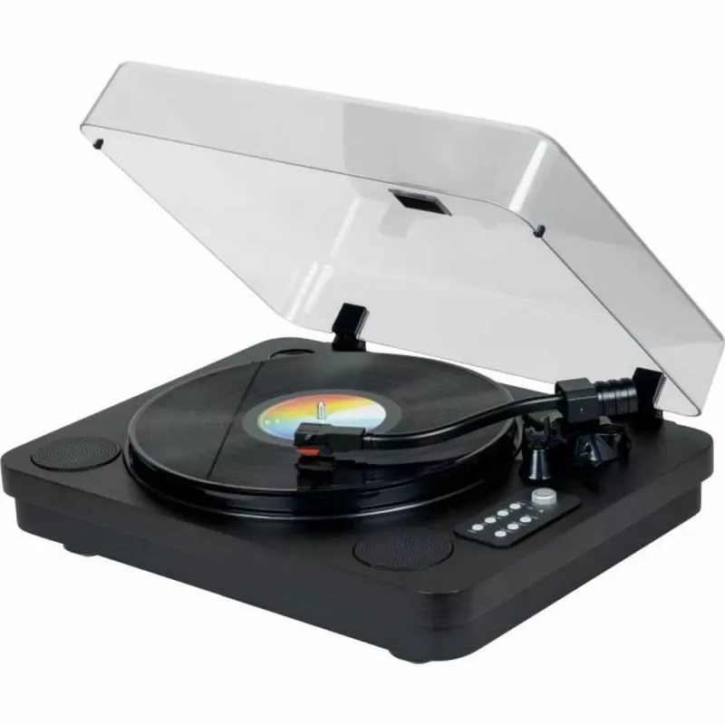 THOMSON TT650BT levysoitin sisäänrakennetuilla kaiuttimilla, tallennus USB:lle, musta