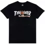 Thrasher x Toy Machine T-paita Pyramid musta M