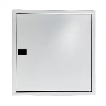 TIBOX AS216 pinta-asennettava jakokeskus, 2x16 moduulia, 440x450x115 mm, valkoinen