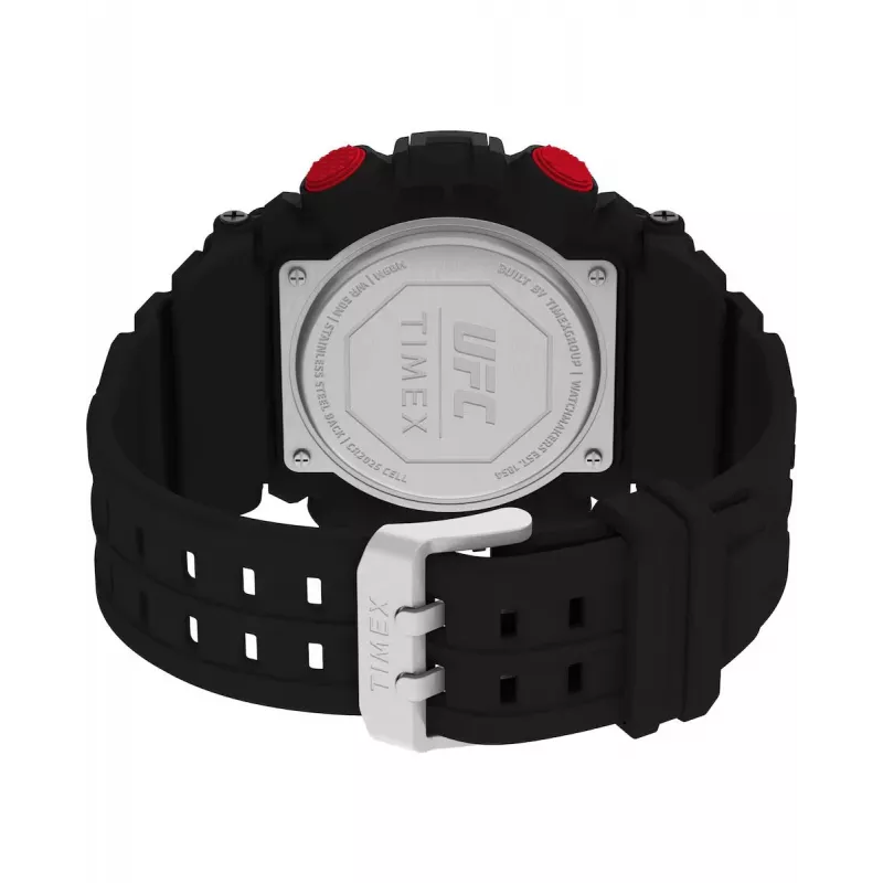 TIMEX miesten digitaalikello kvartsi TW5M53700 50 mm musta hartsi silikoni