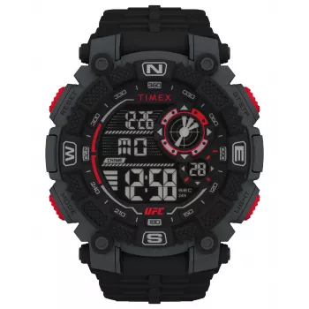 TIMEX miesten digitaalikello kvartsi TW5M53700 50 mm musta hartsi silikoni