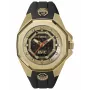 TIMEX miesten kenttäkello TW2V86500 - 45mm ruostumaton teräskotelo, vihreä kangasranneke, aurinkokvartsikoneisto, 100m vedenkestävyys