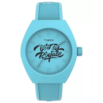 TIMEX miesten kenttärannekello TW2W96900 40 mm kvartsi analoginen ruskea nahkaranneke musta kellotaulu