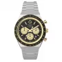 Timex miesten TW2W64200 kvartsikello ruskealla nahkarannekkeella ja mustalla kellotaululla, 40mm