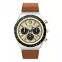 Timex TW2W64400 miesten kenttäkello 42mm musta kellotaulu ruskea nahkaranneke