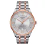TISSOT T-Classic Chemin des Tourelles miesten automaattikello 42 mm ruostumaton teräs ruusukulta PVD