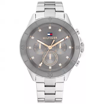 Tommy Hilfiger Damon miesten kvartsi-analogikello 40mm ruostumaton teräs sininen kellotaulu