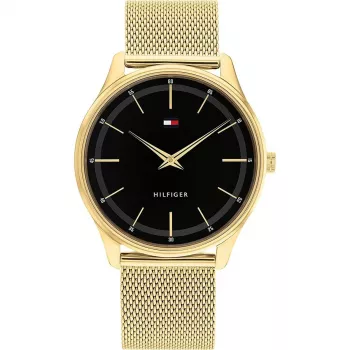 Tommy Hilfiger miesten 1710469 analoginen kvartsikello 40 mm sininen kellotaulu ruskea nahkaranneke