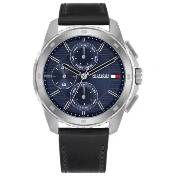 Tommy Hilfiger miesten 1710619 analoginen kvartsikello 46 mm sininen kellotaulu ruostumaton teräs