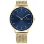 Tommy Hilfiger miesten 1791877 analoginen kvartsikello 43 mm teräs sininen kellotaulu