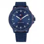 Tommy Hilfiger miesten 1792022 analoginen kvartsikello 48 mm ruostumaton teräs sininen kellotaulu