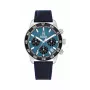 Tommy Hilfiger miesten 1792187 analoginen kvartsikello 41mm ruostumaton teräs sininen kellotaulu