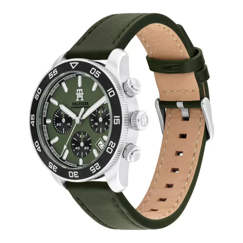 Tommy Hilfiger miesten 1792188 analoginen kvartsikello 40 mm ruostumaton teräs sininen kellotaulu