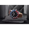 Tommy Hilfiger miesten Damon kvartsikello 1792166 40mm sininen kellotaulu ruskea nahka