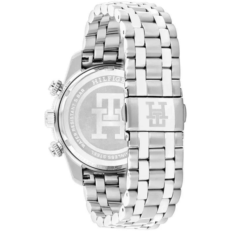 Tommy Hilfiger miesten Damon kvartsikello 1792185 41 mm sininen kellotaulu ruostumaton teräs