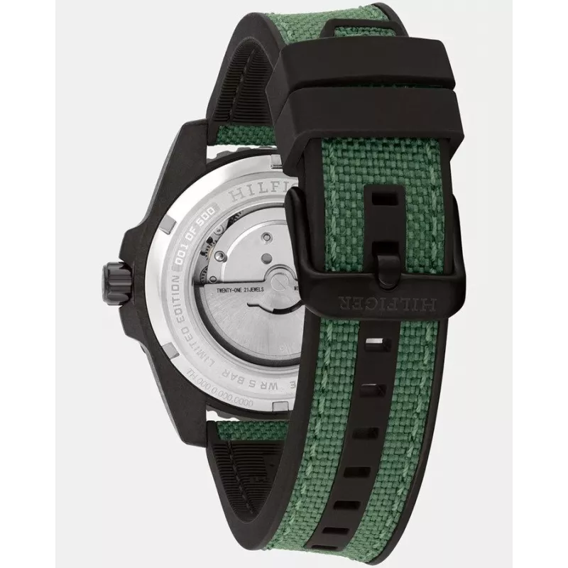 Tommy Hilfiger miesten Daniel kvartsikello 1792161 42 mm sininen kellotaulu ruskea nahka