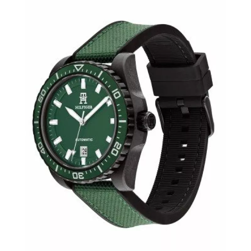 Tommy Hilfiger miesten Daniel kvartsikello 1792161 42 mm sininen kellotaulu ruskea nahka