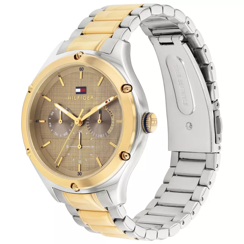 Tommy Hilfiger miesten Decker kvartsikello 1782658 40 mm sininen kellotaulu ruostumaton teräs