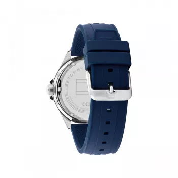 Tommy Hilfiger miesten Decker kvartsikello 1792009 43 mm sininen kellotaulu ruostumaton teräs
