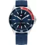 Tommy Hilfiger miesten Decker kvartsikello 1792009 43 mm sininen kellotaulu ruostumaton teräs