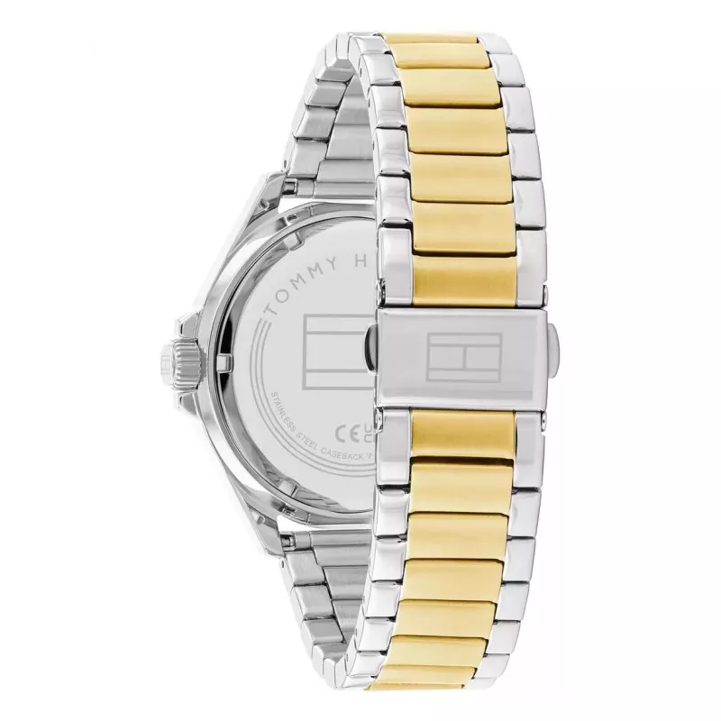 Tommy Hilfiger miesten Decker kvartsikello 1792013 43 mm sininen kellotaulu ruskea nahka