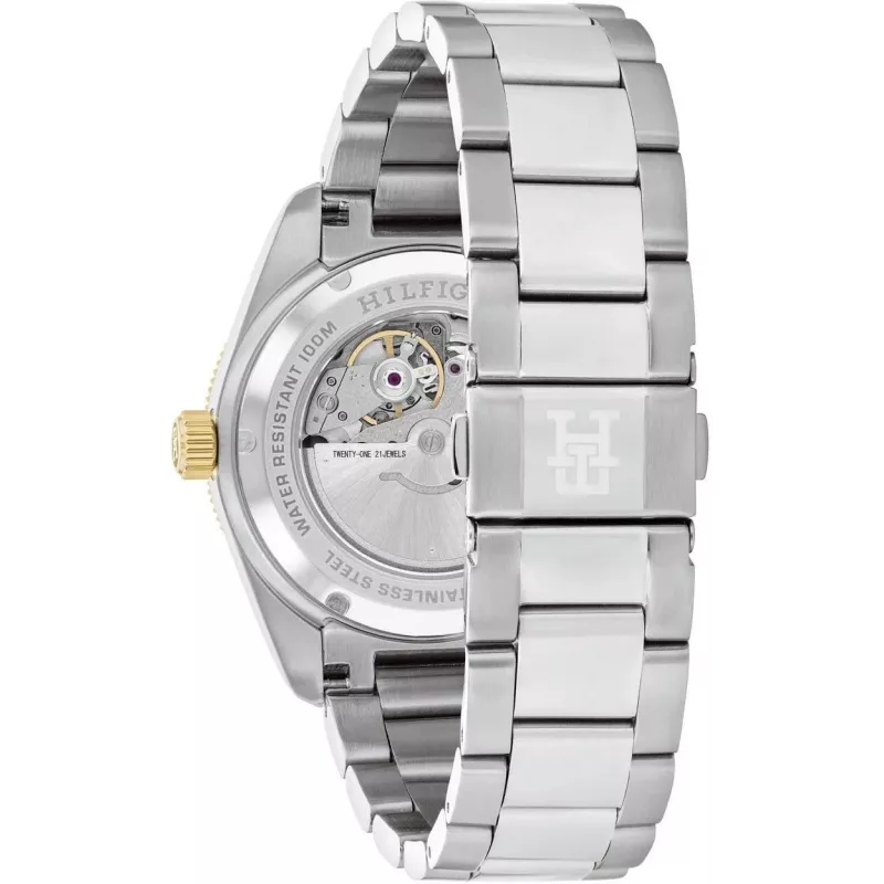 Tommy Hilfiger miesten Decker kvartsikello 1792155 40 mm sininen kellotaulu ruostumaton teräs