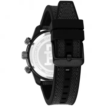 Tommy Hilfiger miesten Decker kvartsikello 1792182 41 mm sininen kellotaulu ruskea nahka