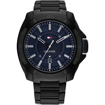 Tommy Hilfiger miesten kvartsianalogikello 1792139 49 mm sininen silikoni